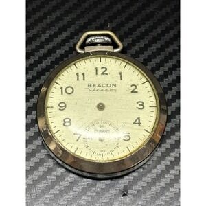 Vintage Ingrahm “Beacon Viceroy” Pocket Watch Parts Or Repair